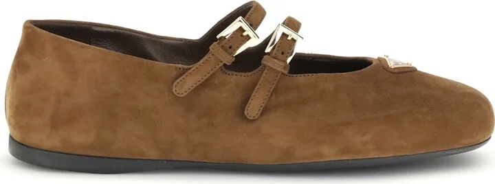Suede Ballerinas