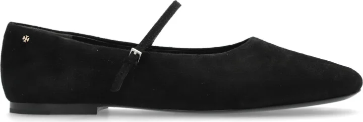 Suede Ballerinas Mary Jane, , - Black