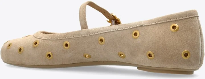 Suede Ballet Flats - Image 2