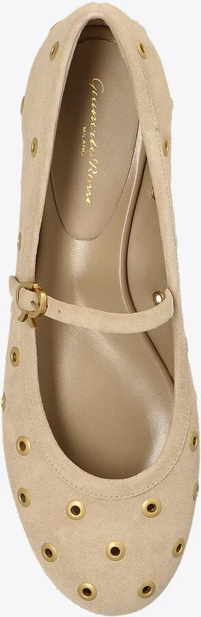 Suede Ballet Flats - Image 3