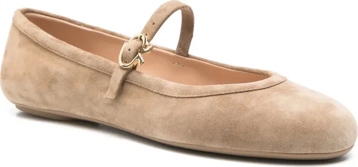 Suede Ballet Flats - Image 2