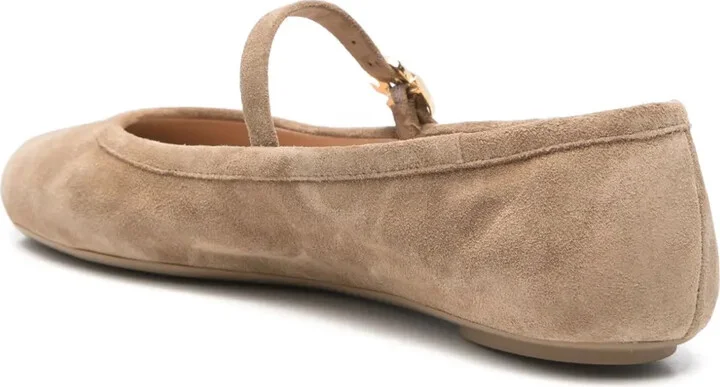 Suede Ballet Flats - Image 3