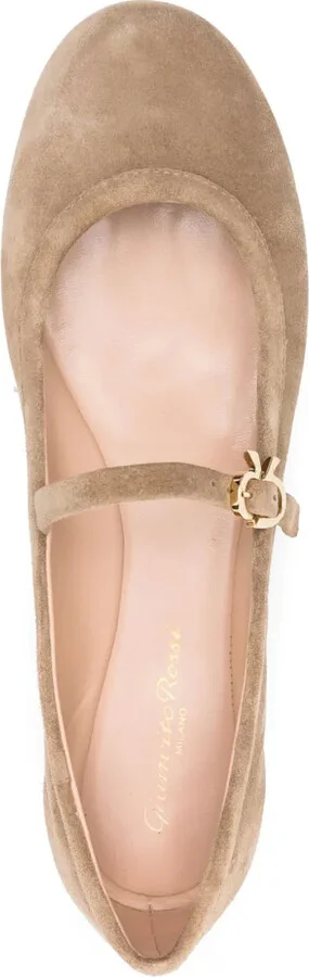 Suede Ballet Flats - Image 4