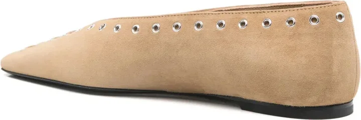 Suede Ballet Flats - Image 3