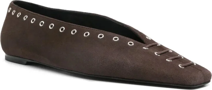 Suede Ballet Flats - Image 2