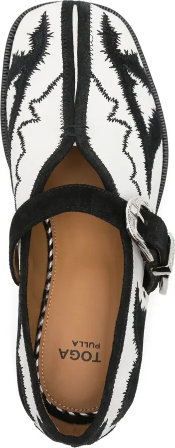 Suede Ballet Flats - Image 4