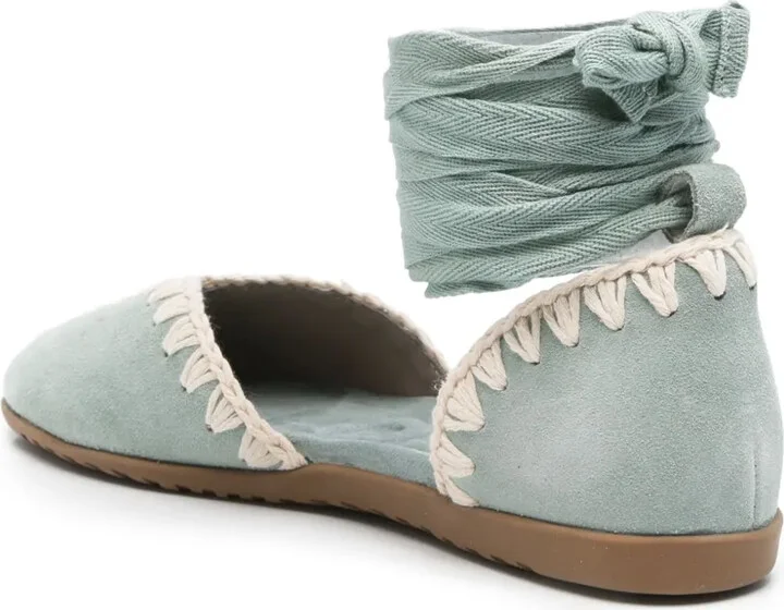 Suede Ballet Flats - Image 3