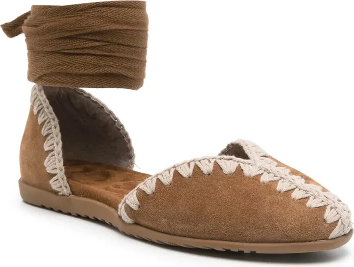 Suede Ballet Flats - Image 2