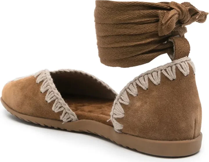Suede Ballet Flats - Image 3