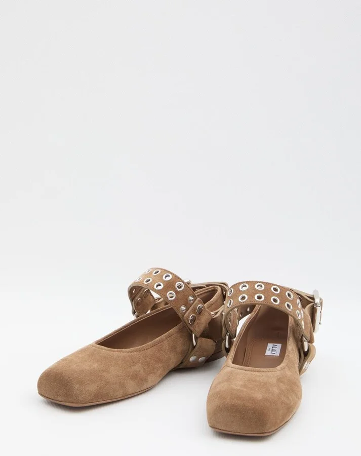 Suede Ballet Flats - Image 2