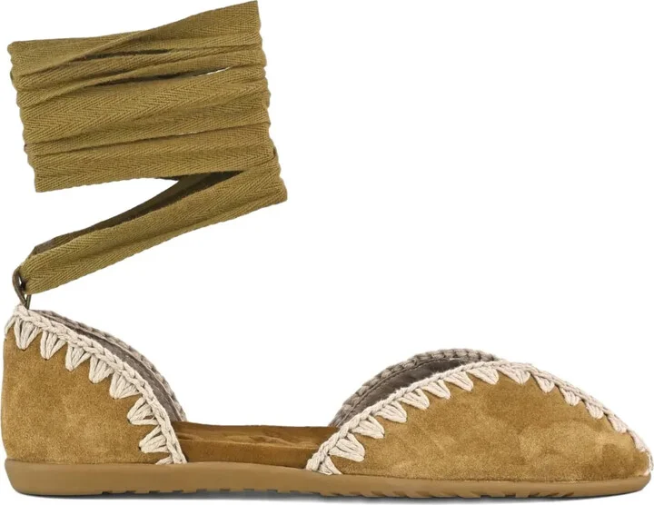 Suede Ballet Flats