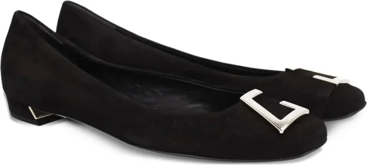 Suede Ballet Flats