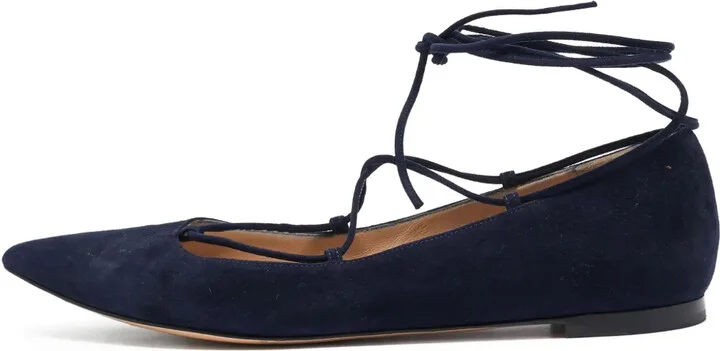 Suede Ballet Flats