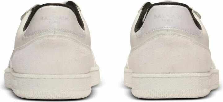 Suede Balmain Swan Trainers - Image 4