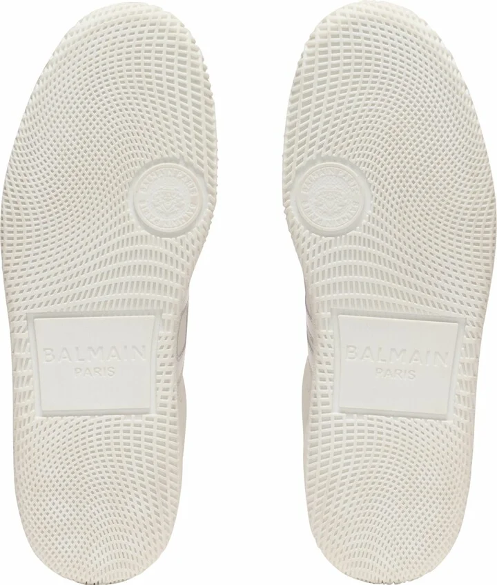 Suede Balmain Swan Trainers - Image 6