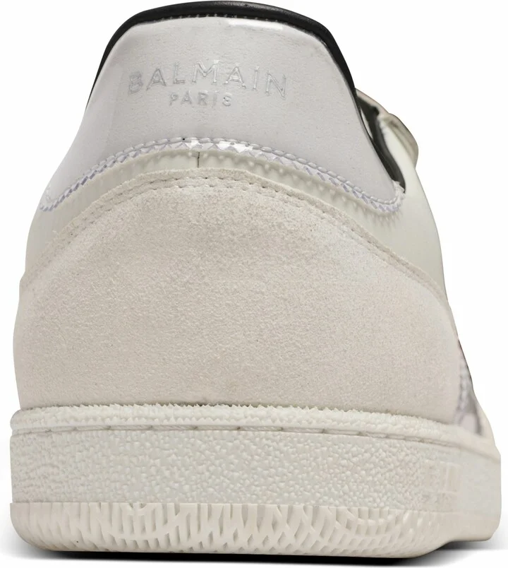 Suede Balmain Swan Trainers - Image 7