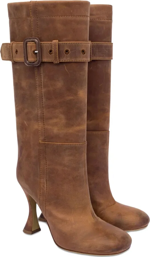Suede Biker Boots - Image 2