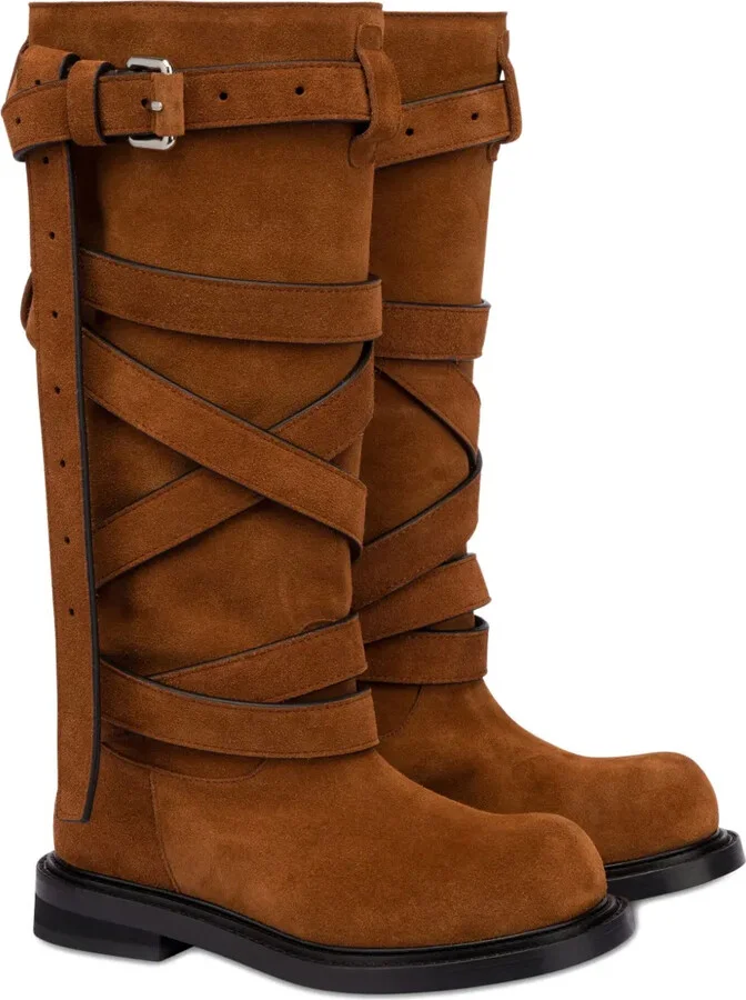 Suede Biker Boots - Image 2