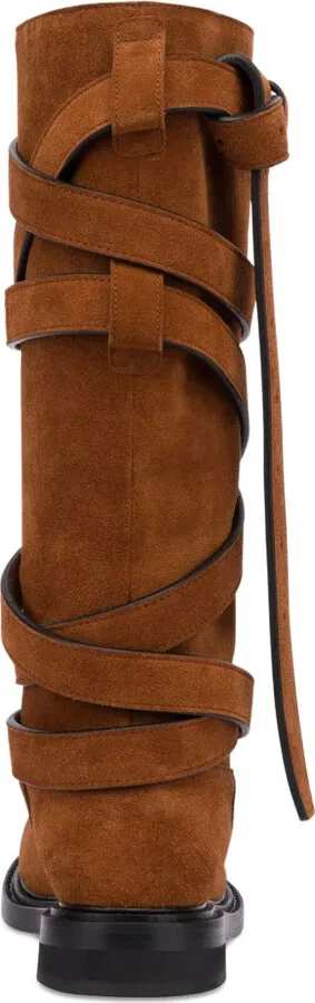Suede Biker Boots - Image 3