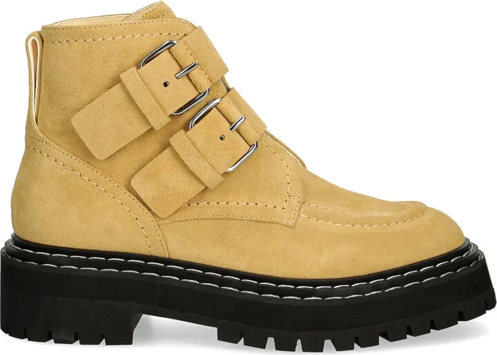 Suede Biker Boots