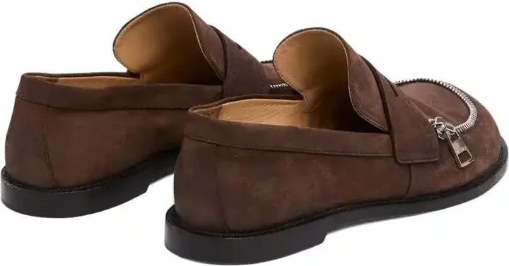 Suede Biker Loafers - Image 3