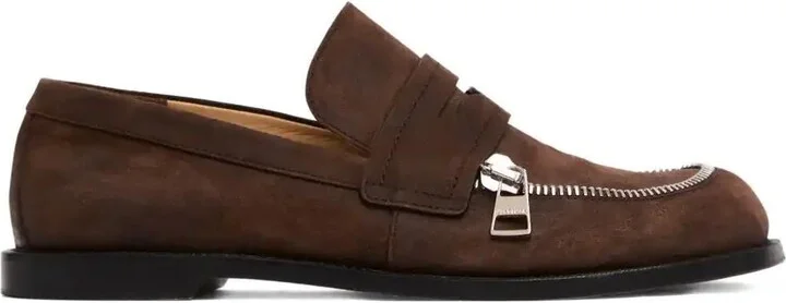 Suede Biker Loafers