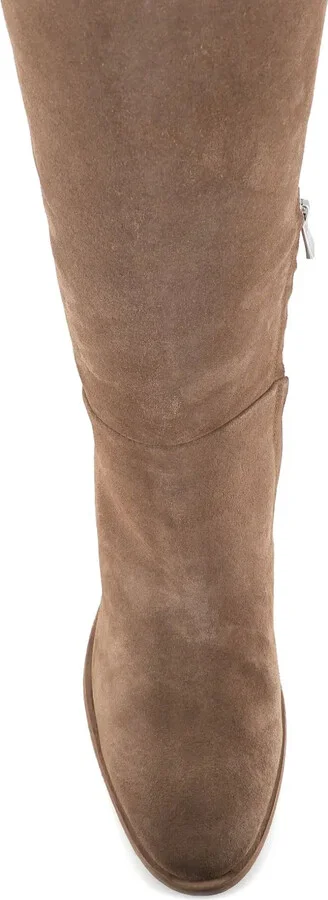 Suede Block-Heel Boots - Image 5