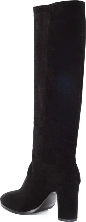 Suede Block-Heel Boots - Image 3