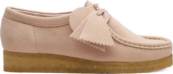 suede "Blush" derby shoes