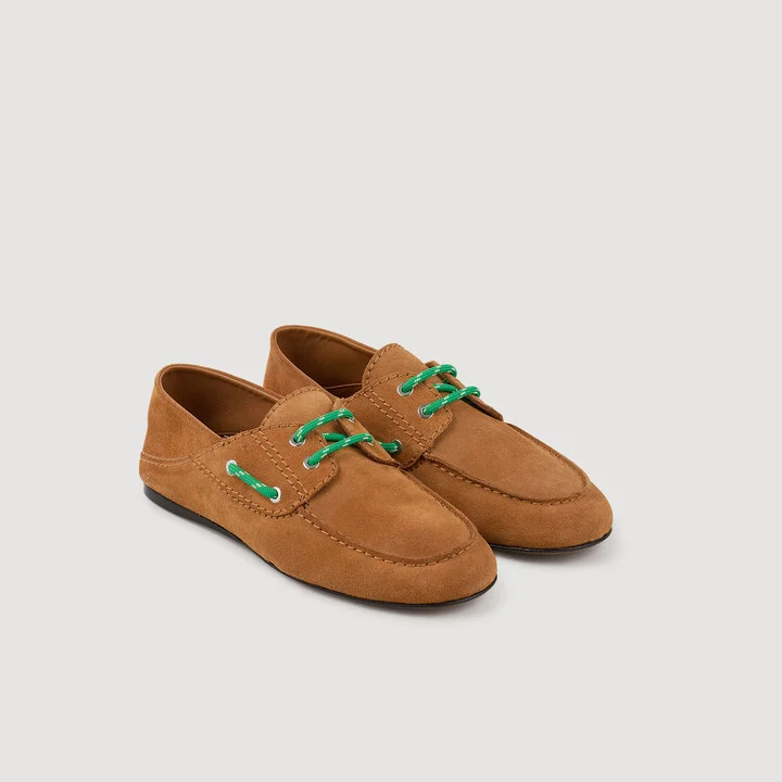 Suede boat shoe loafers - Image 2