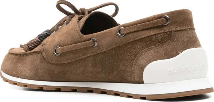 Suede Boat Shoes - Image 3