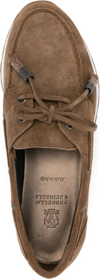 Suede Boat Shoes - Image 4