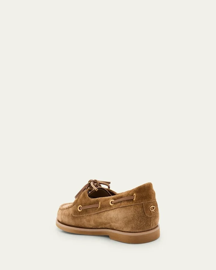 Suede Boat Shoes - Image 2