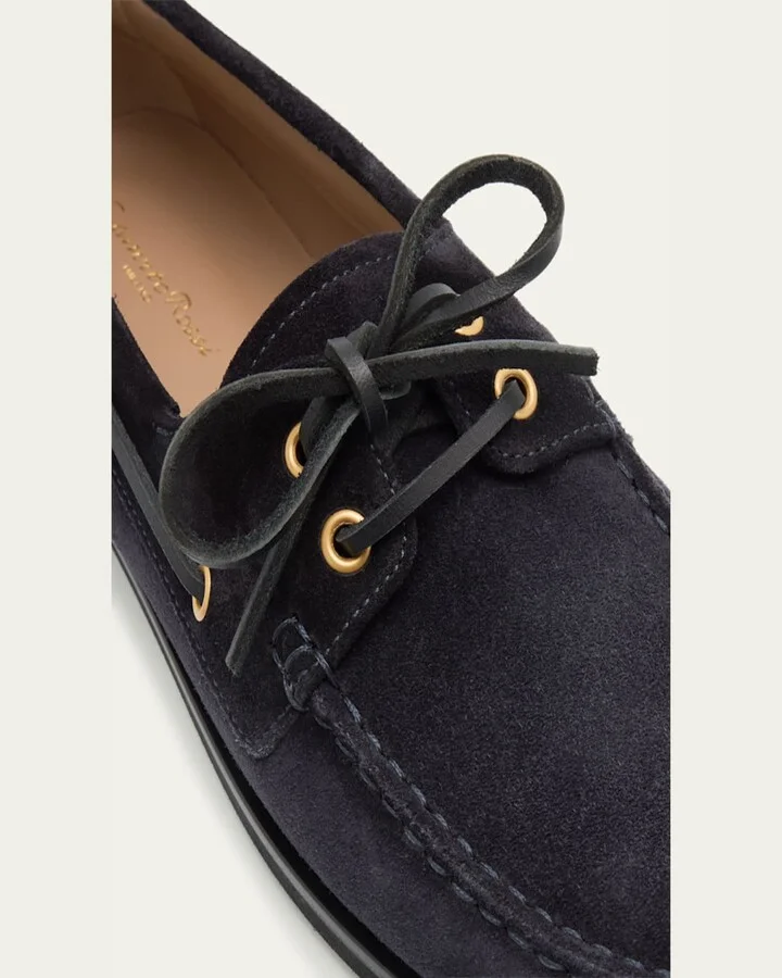 Suede Boat Shoes - Image 3