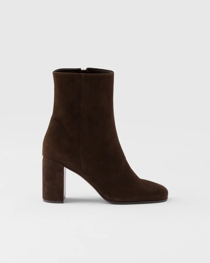 Suede booties - Image 2