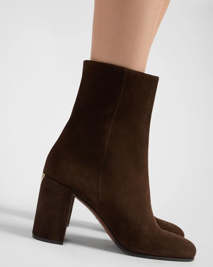 Suede booties - Image 3