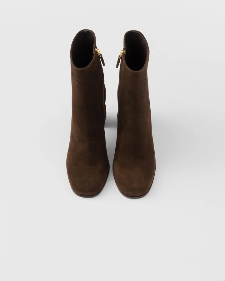 Suede booties - Image 4