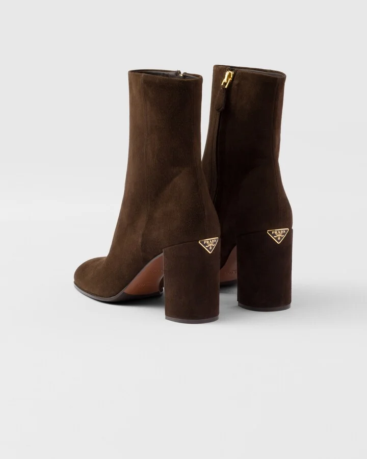 Suede booties - Image 5