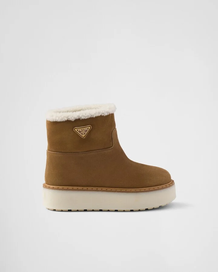 Suede booties - Image 2
