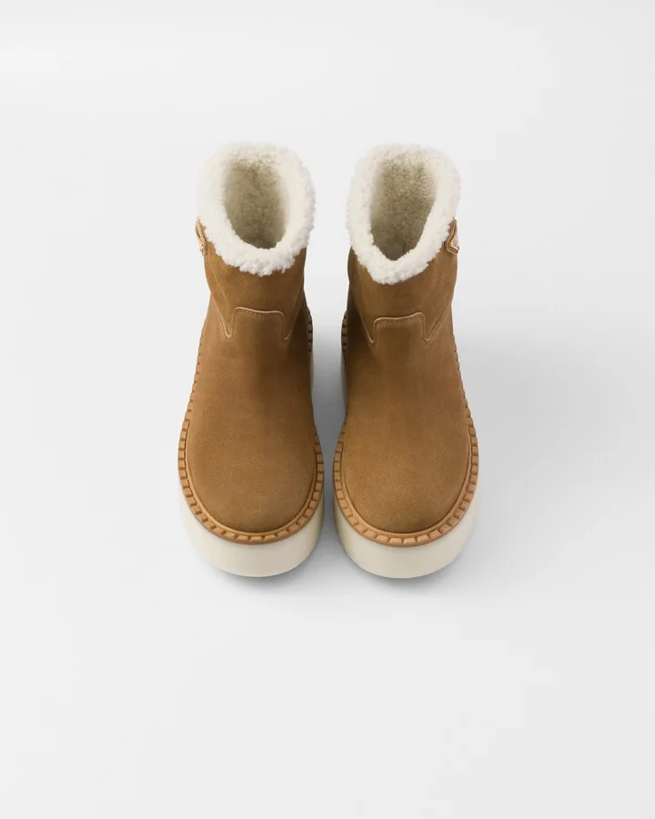 Suede booties - Image 4