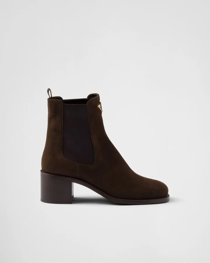 Suede booties - Image 2