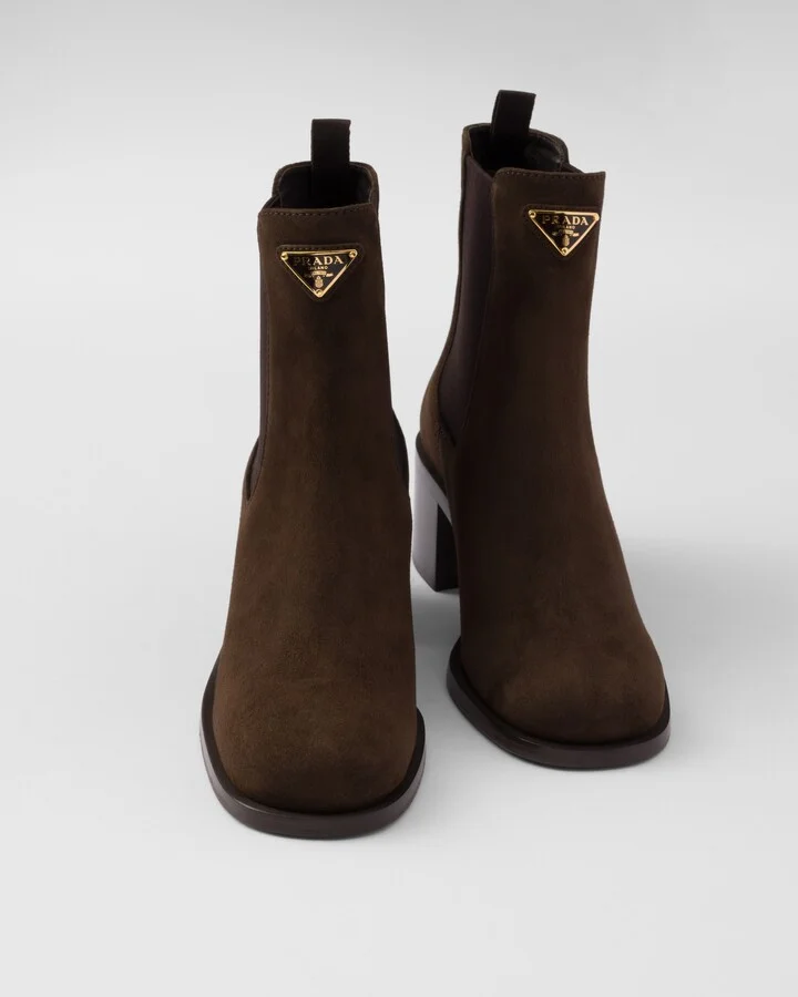 Suede booties - Image 6
