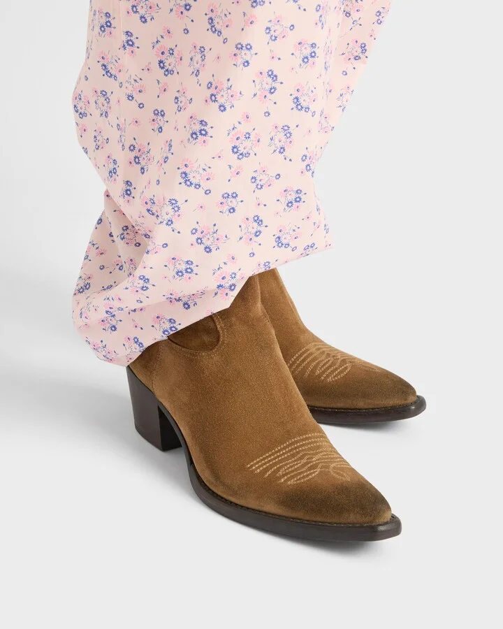 Suede booties - Image 3