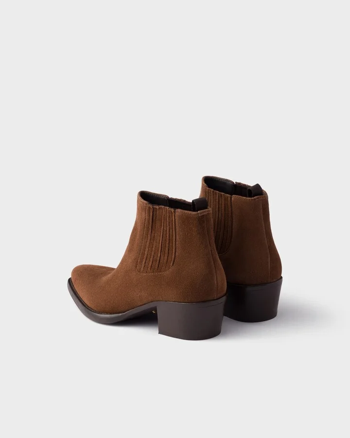 Suede booties - Image 5