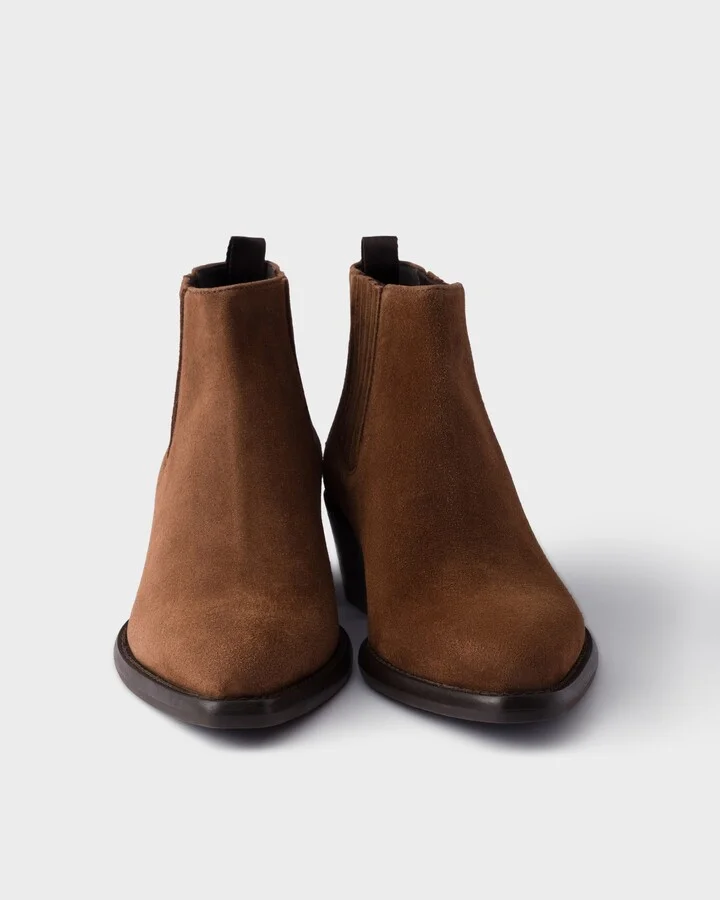 Suede booties - Image 6