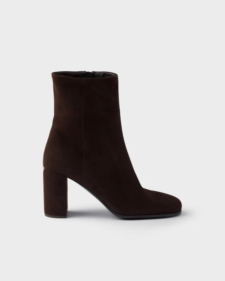 Suede booties - Image 2