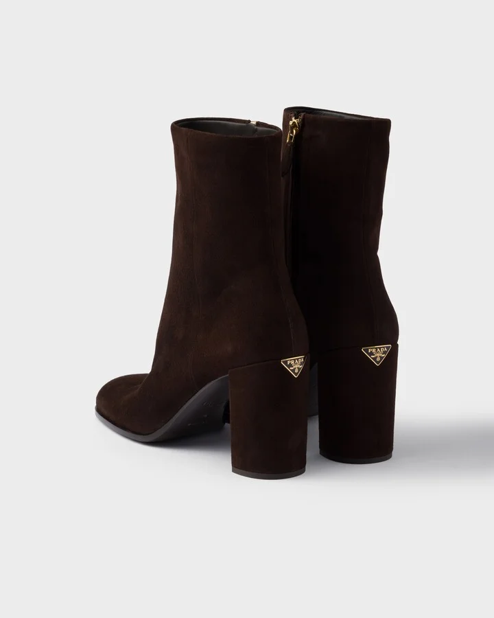 Suede booties - Image 4