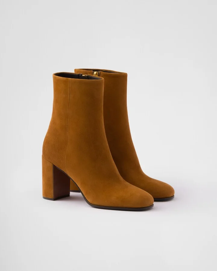 Suede booties