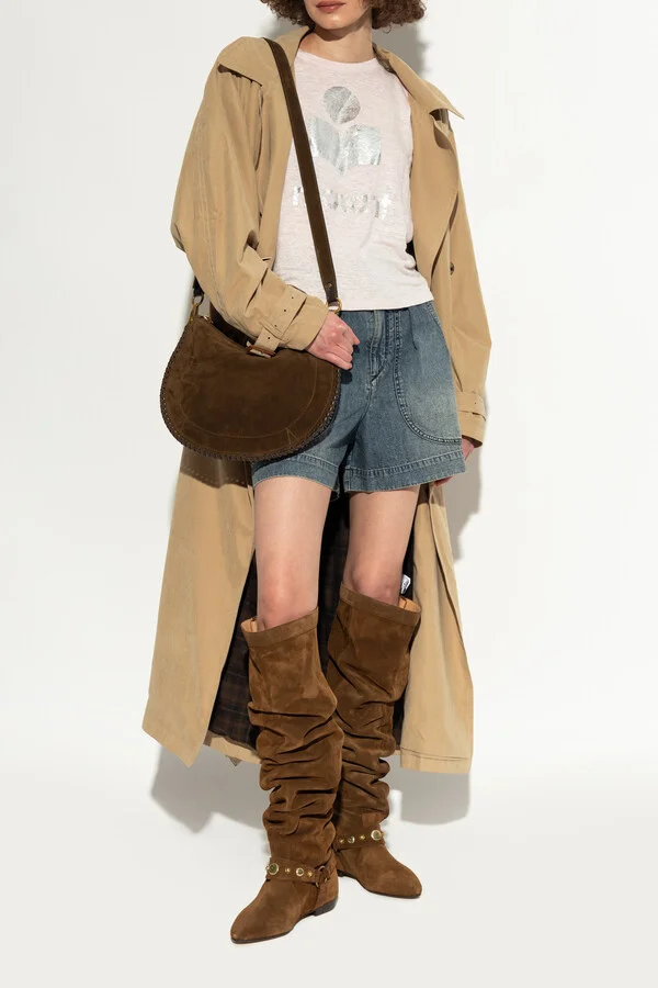 Suede Boots `Selize`, , - Brown - Image 2