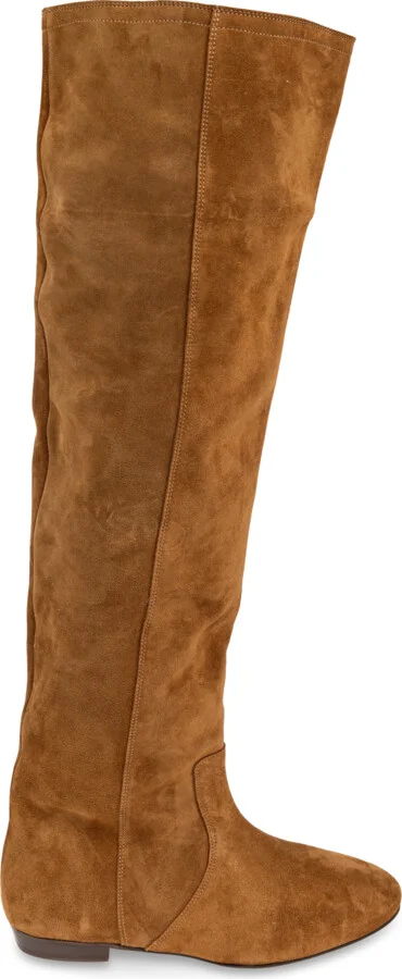 Suede Boots Solya, , - Brown